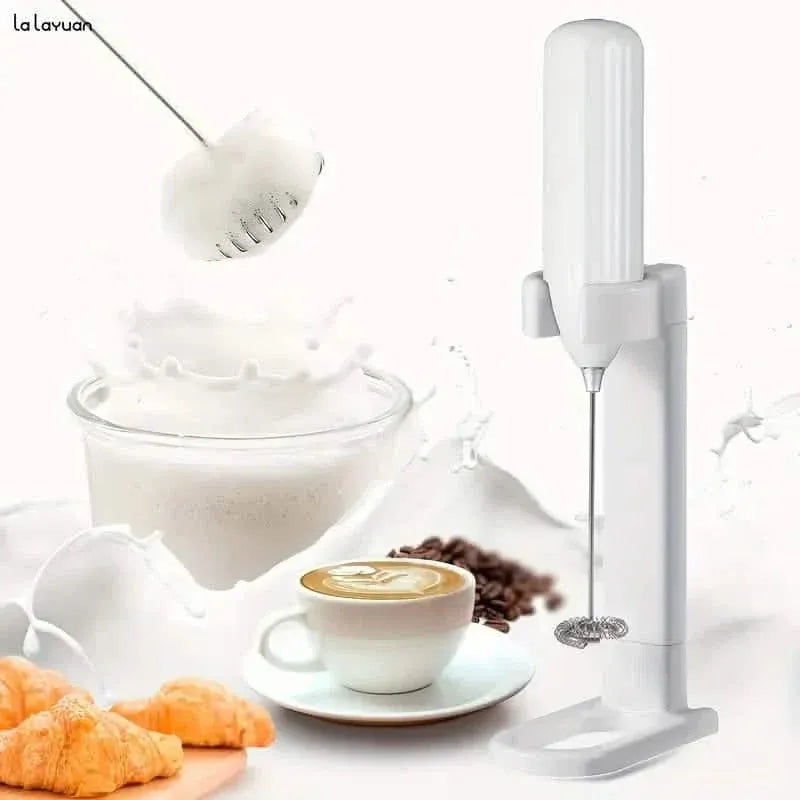 Powerful Electric Milk Frother Stainless Steel Drink Mixer - A-1 Thread Vault