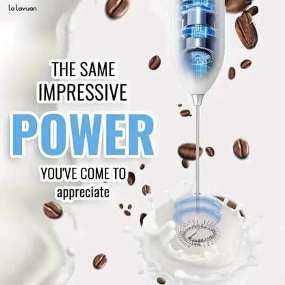 Powerful Electric Milk Frother Stainless Steel Drink Mixer - A-1 Thread Vault