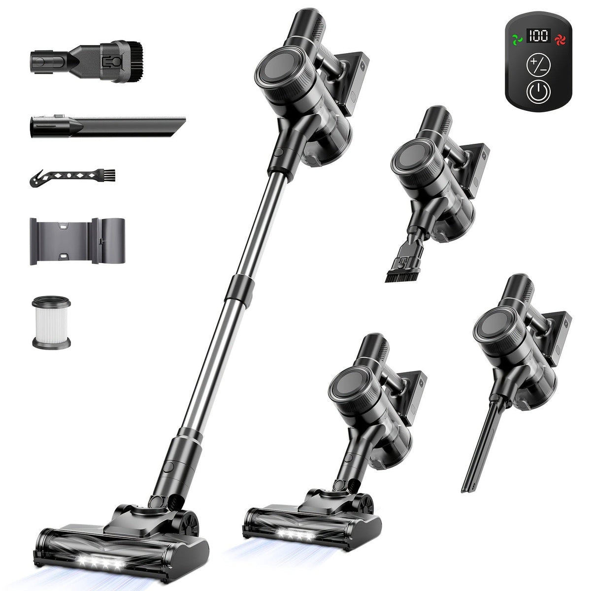 Powerful Suction Stick Vacuum Cleaner – MAX 70Kpa - A-1 Thread Vault