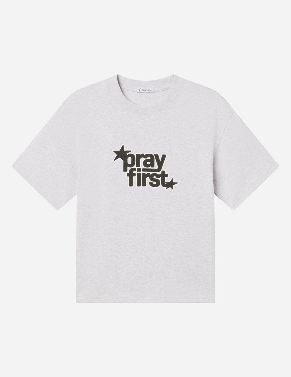 Pray First Heavyweight Tee - A-1 Thread Vault