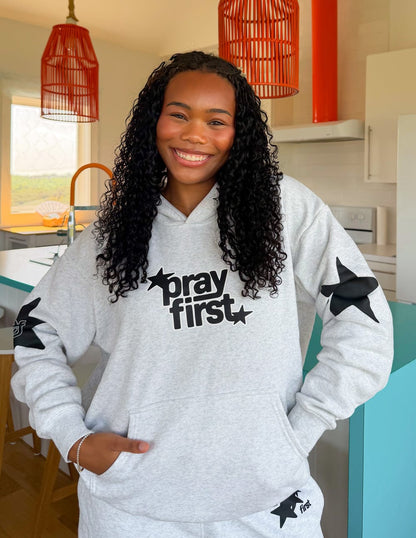 Pray First Unisex Hoodie - A-1 Thread Vault