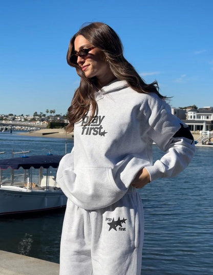 Pray First Unisex Hoodie - A-1 Thread Vault