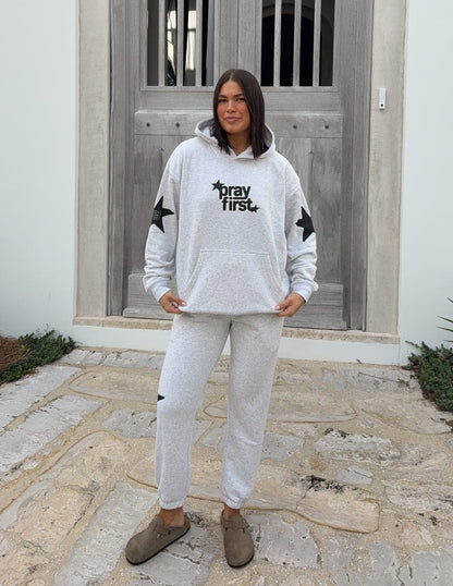 Pray First Unisex Hoodie - A-1 Thread Vault