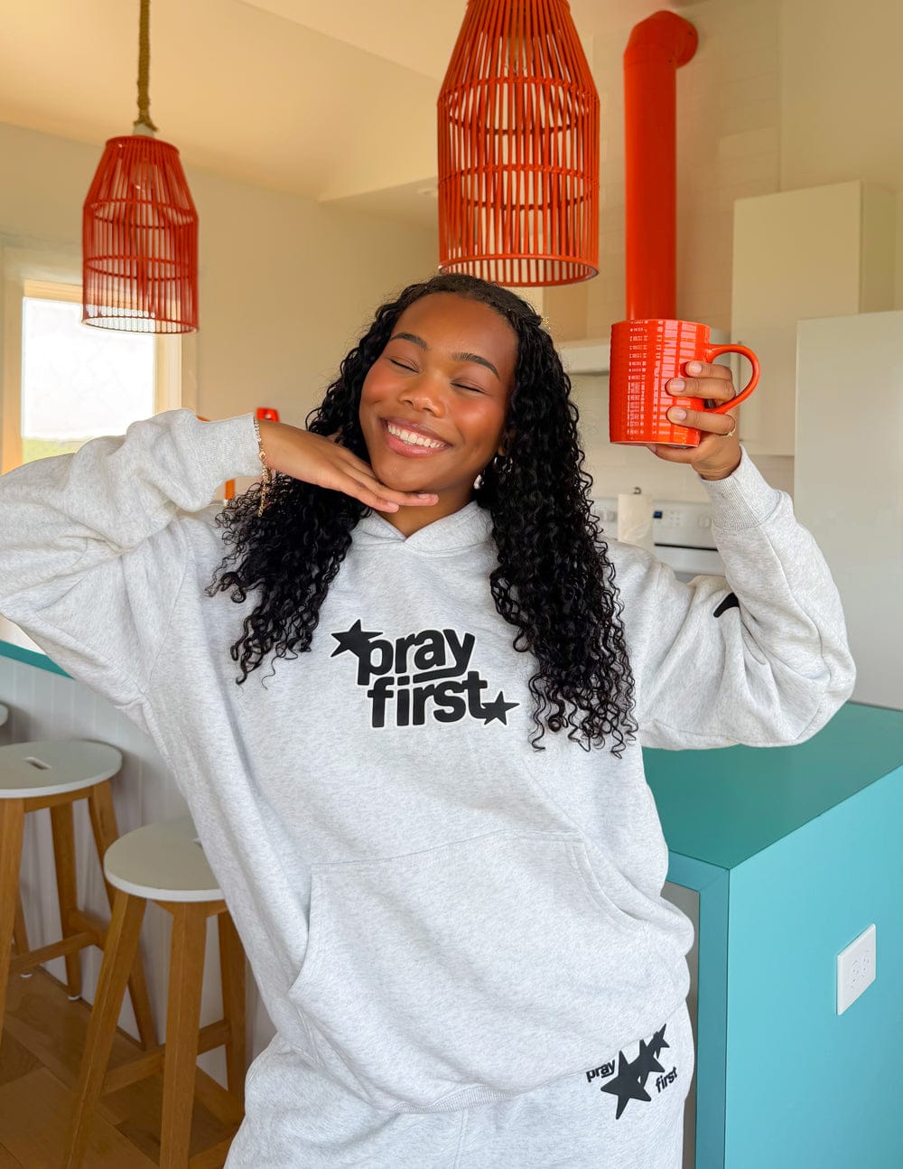 Pray First Unisex Hoodie - A-1 Thread Vault