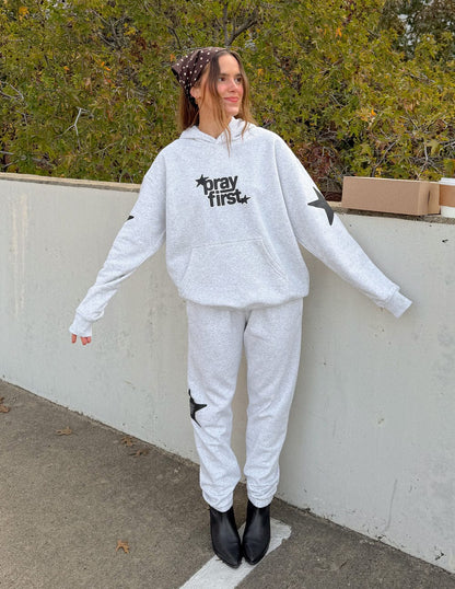 Pray First Unisex Hoodie - A-1 Thread Vault