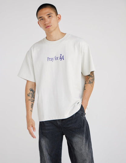 Pray for Los Angeles Heavyweight Tee - A-1 Thread Vault