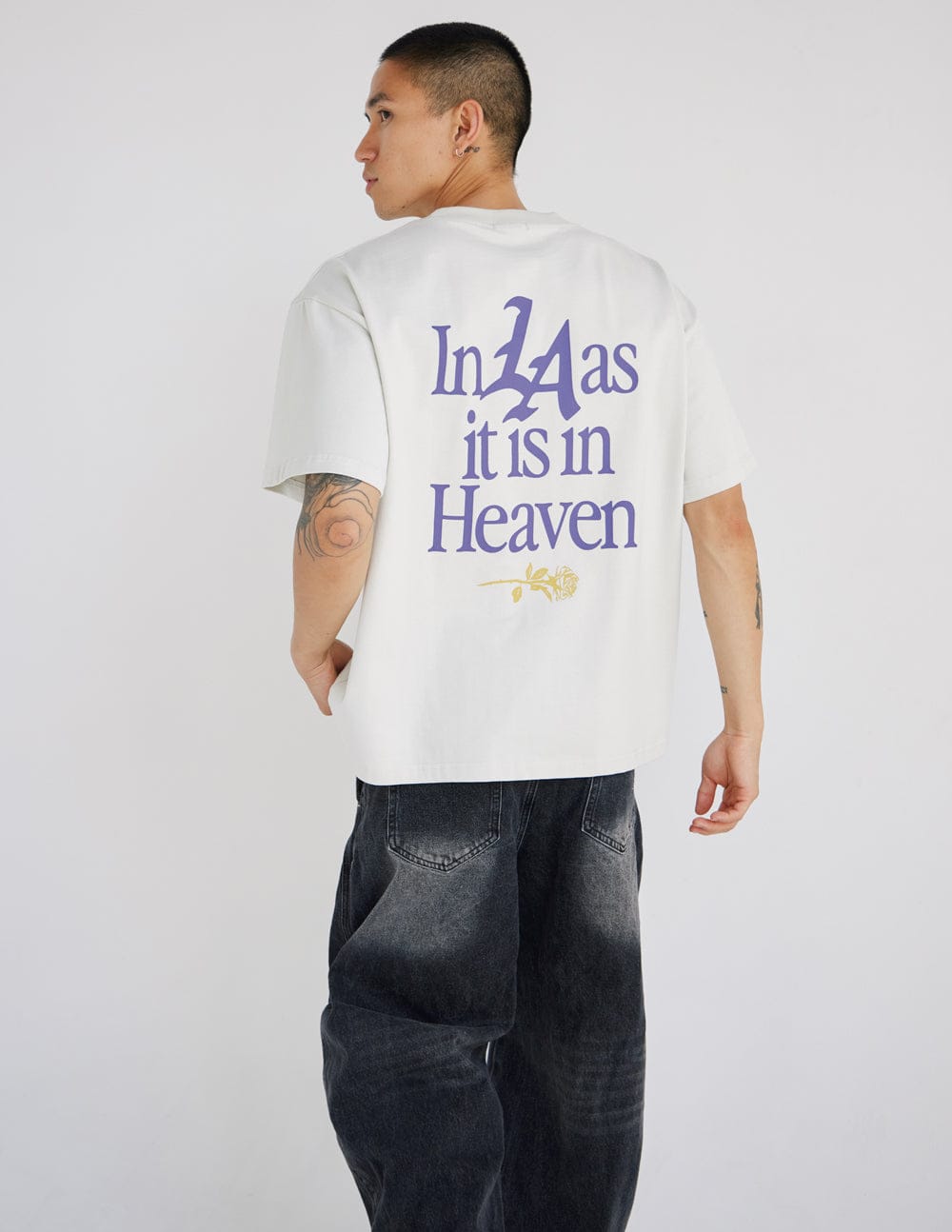Pray for Los Angeles Heavyweight Tee - A-1 Thread Vault