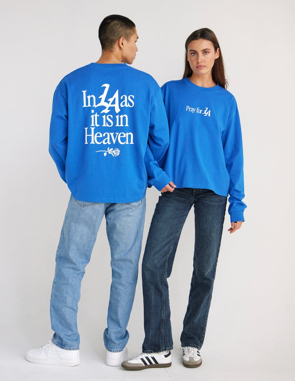 Pray for Los Angeles LS Heavyweight Tee - A-1 Thread Vault