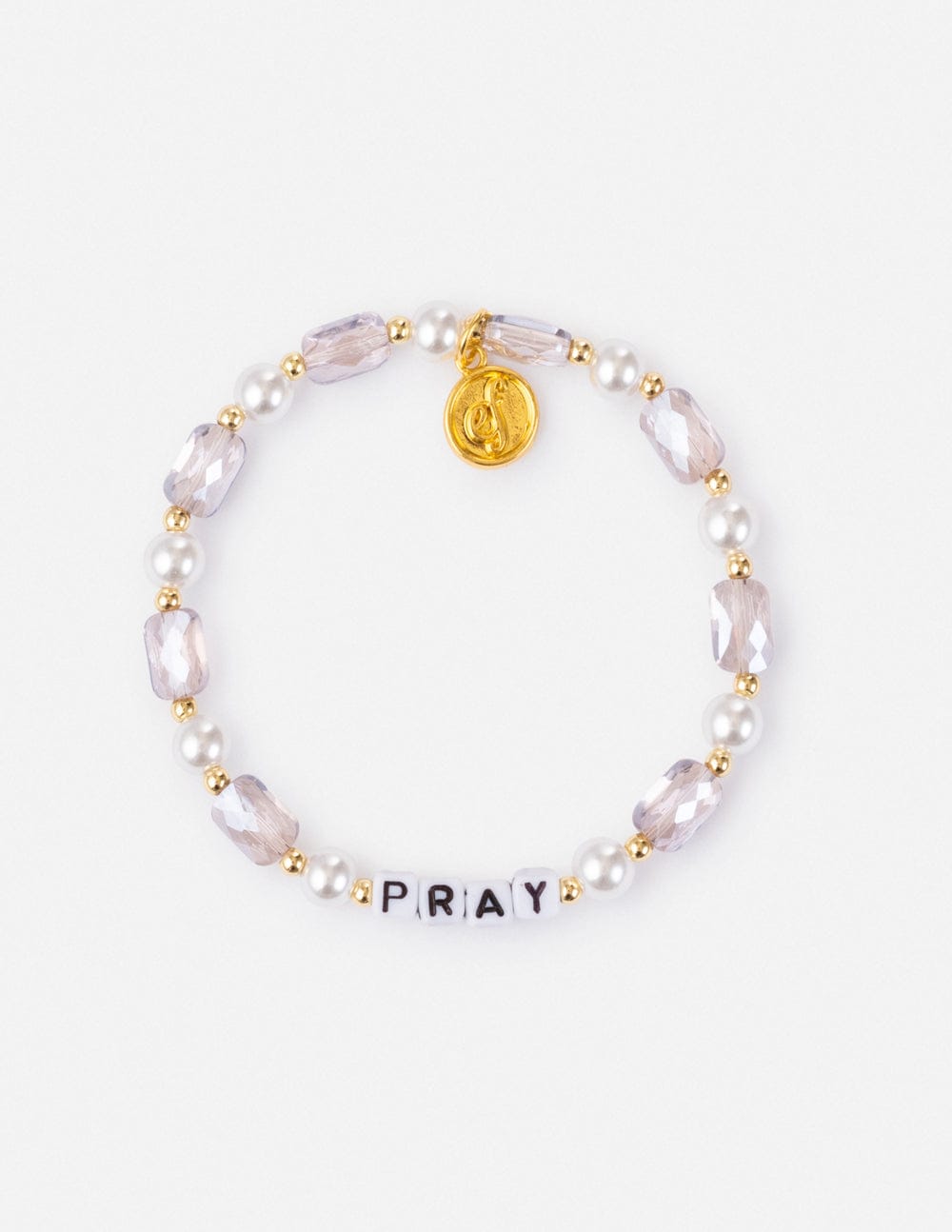 Pray Pearl Letter Bracelet - A-1 Thread Vault