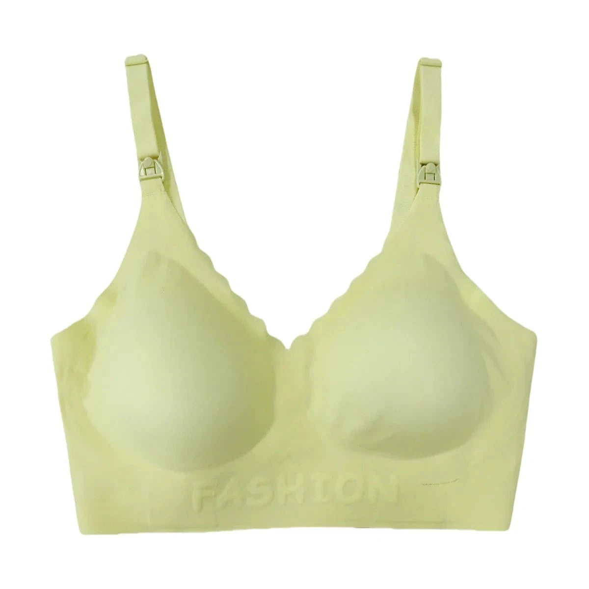 Pregnant Women Breastfeeding Bra Seamless, Comfortable, Fashionable, Engraved, Breathable Front Opening Underwear - A-1 Thread Vault