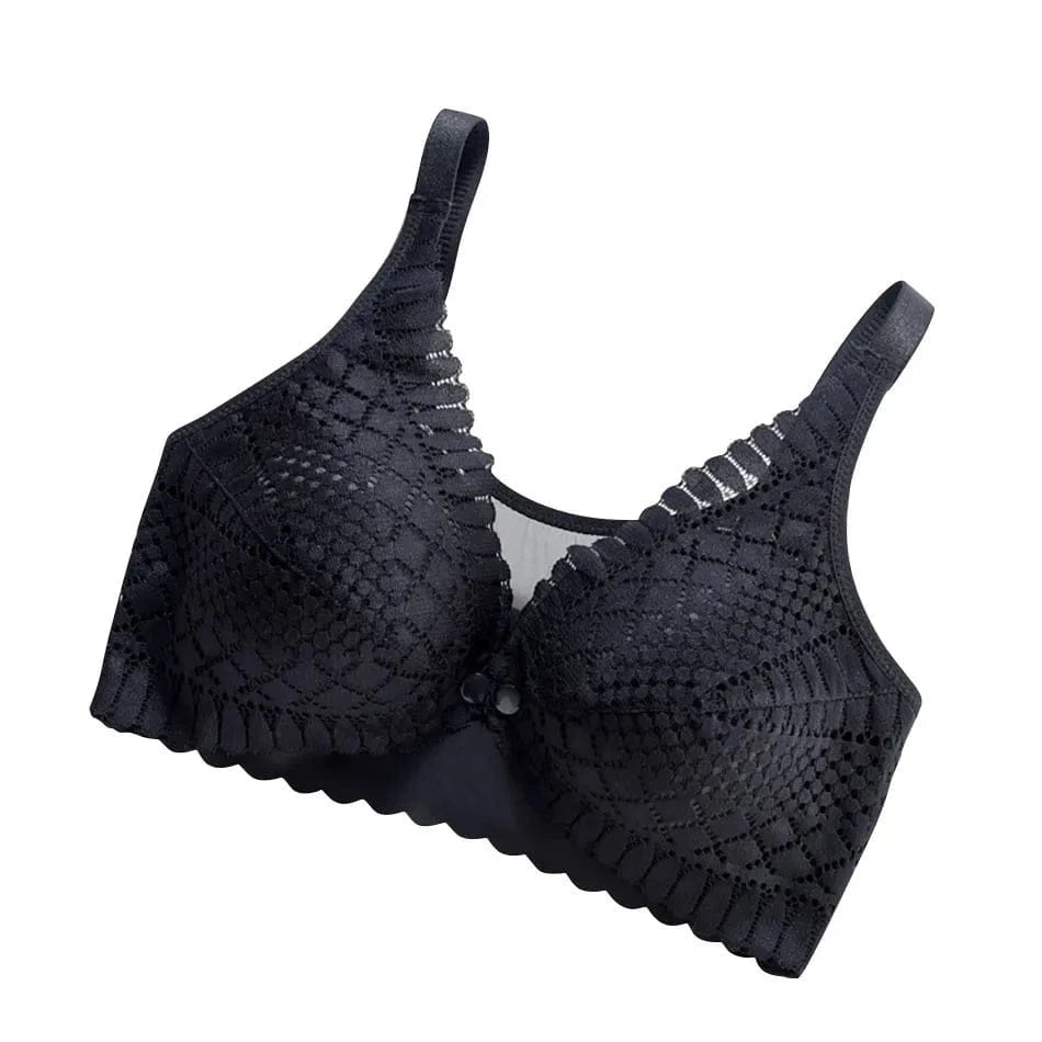 Pregnant Women Front Button Opening Convenient Breastfeeding Bra Comfortable Prevent Sagging Without Steel Rings Women Bra - A-1 Thread Vault