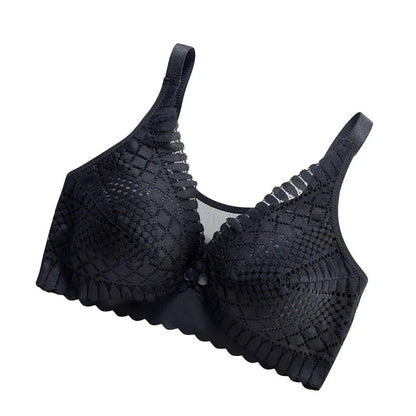 Pregnant Women Front Button Opening Convenient Breastfeeding Bra Comfortable Prevent Sagging Without Steel Rings Women Bra - A-1 Thread Vault