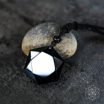 Premium Black Obsidian Talisman - A-1 Thread Vault