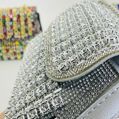 Premium Crystal Rhinestone Evening Clutch Bag (MAC427) - A-1 Thread Vault