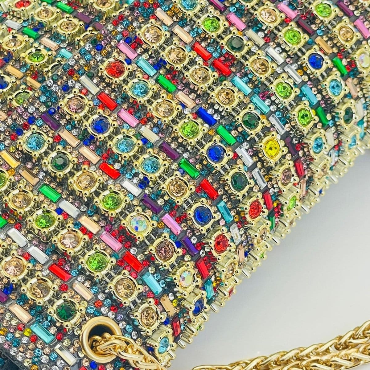 Premium Crystal Rhinestone Evening Clutch Bag (MAC427) - A-1 Thread Vault