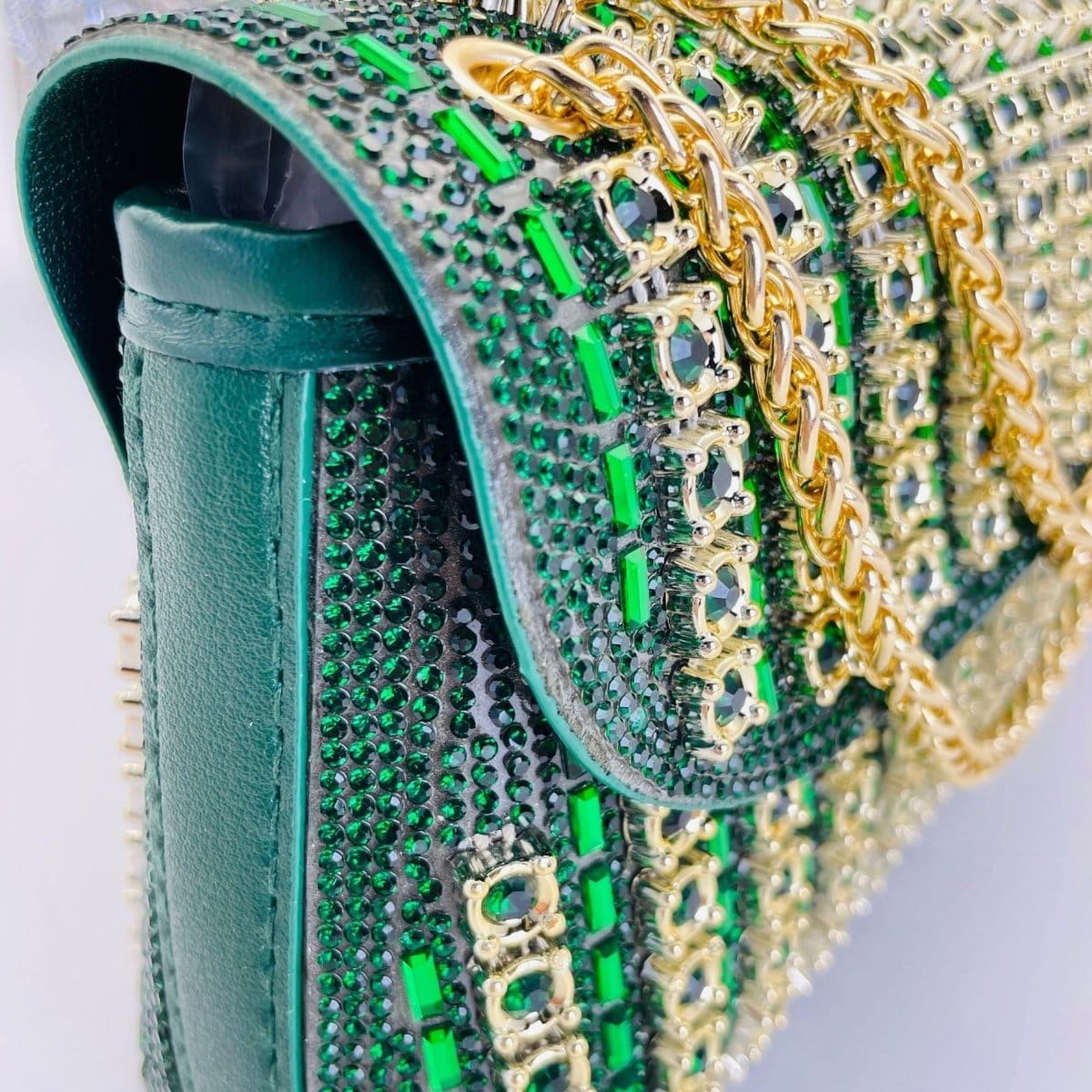 Premium Crystal Rhinestone Evening Clutch Bag (MAC427) - A-1 Thread Vault