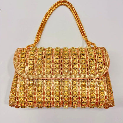 Premium Crystal Rhinestone Evening Clutch Bag (MAC427) - A-1 Thread Vault