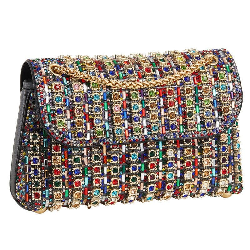 Premium Crystal Rhinestone Evening Clutch Bag (MAC427) - A-1 Thread Vault