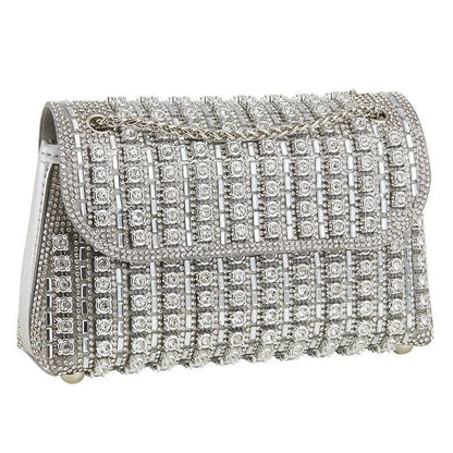 Premium Crystal Rhinestone Evening Clutch Bag (MAC427) - A-1 Thread Vault