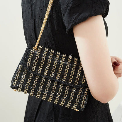 Premium Crystal Rhinestone Evening Clutch Bag (MAC427) - A-1 Thread Vault