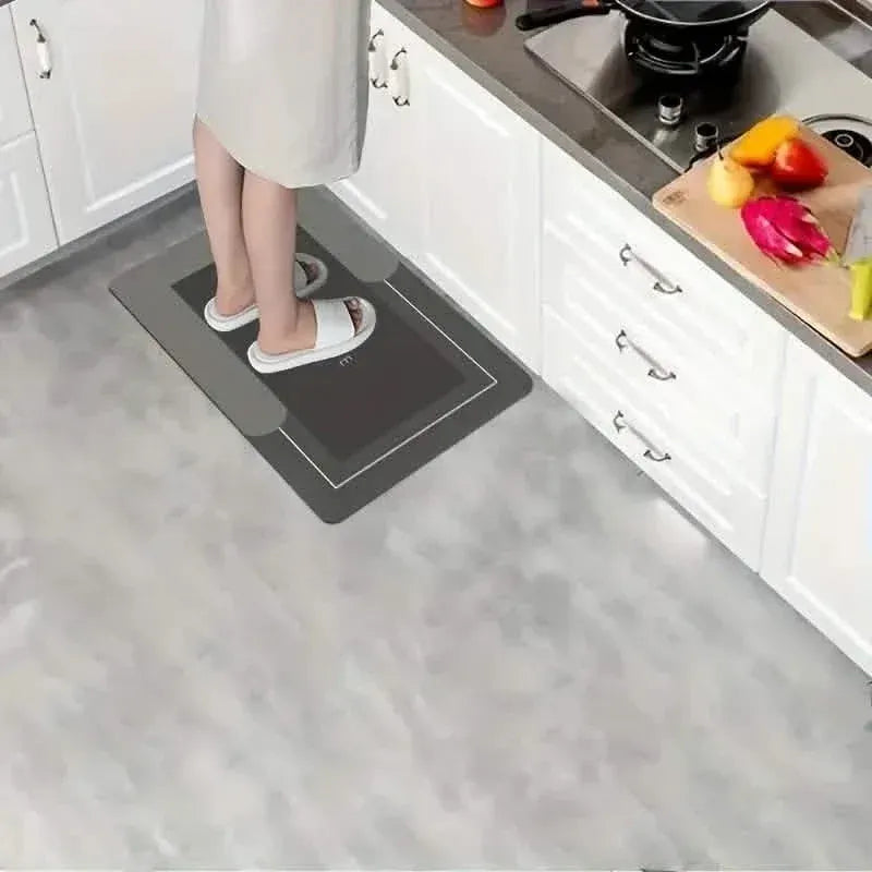 Premium Diatom Mud Kitchen Floor Mat, Super Absorbent with Anti-slip Bottom - A-1 Thread Vault