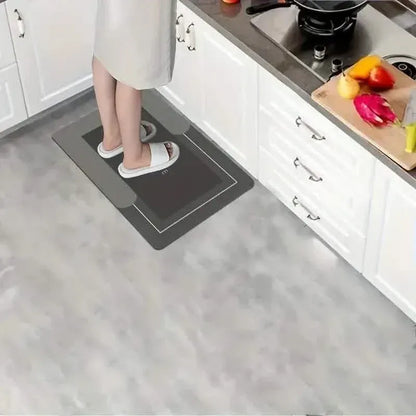 Premium Diatom Mud Kitchen Floor Mat, Super Absorbent with Anti-slip Bottom - A-1 Thread Vault