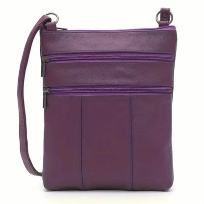 Premium Leather Organizer Purse Women's Handbag Travel Bag - A-1 Thread Vault
