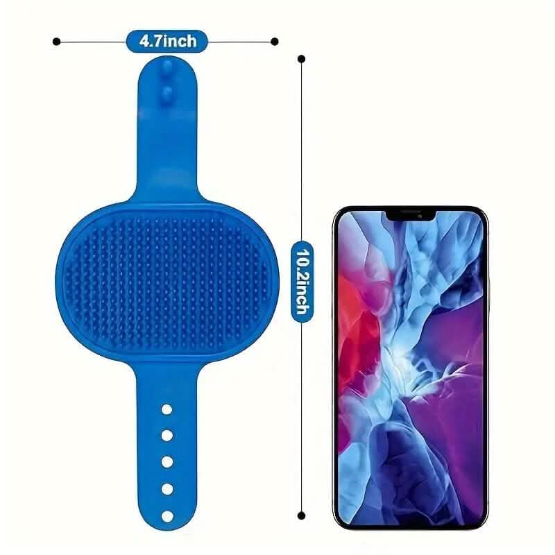 Premium Pet Grooming Brush with Adjustable Ring Handle - A-1 Thread Vault