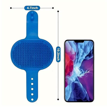 Premium Pet Grooming Brush with Adjustable Ring Handle - A-1 Thread Vault