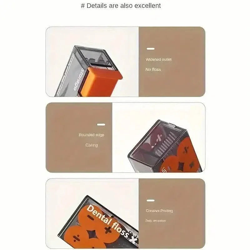 Premium Portable Dental Floss Dispenser - A-1 Thread Vault