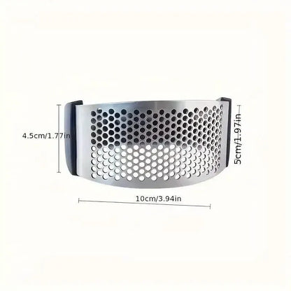 Premium Stainless Steel Garlic Rocker Press - Compact, Durable, and Rust-Resistant Kitchen Gadget - A-1 Thread Vault
