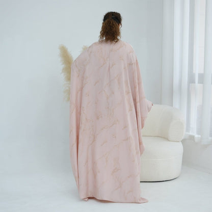 Print Batwing Sleeve Maxi Dress(MA446) - A-1 Thread Vault