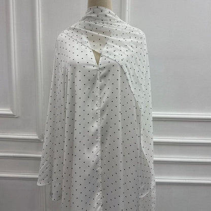 Printed Double-Layer Open Abaya & Hijab Set(MOA324) - A-1 Thread Vault