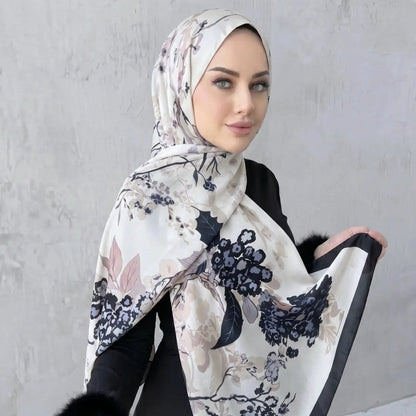 Printed Hijab Scarf(MH239) - A-1 Thread Vault