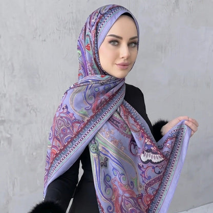 Printed Hijab Scarf(MH239) - A-1 Thread Vault