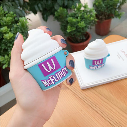 3D Cute Ice Cream Airpods Case - A-1 Thread Vault