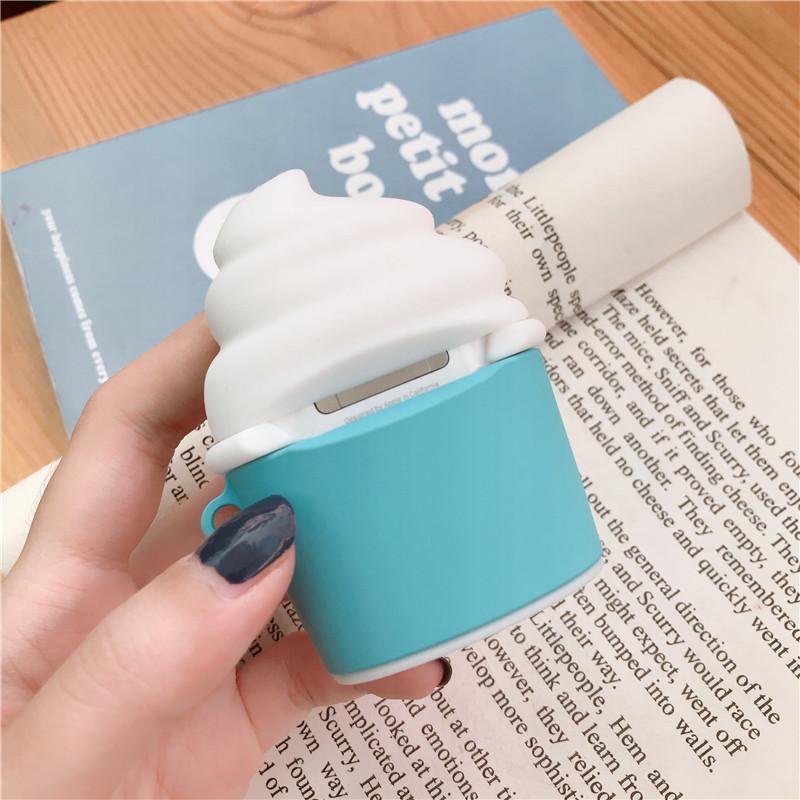 3D Cute Ice Cream Airpods Case - A-1 Thread Vault