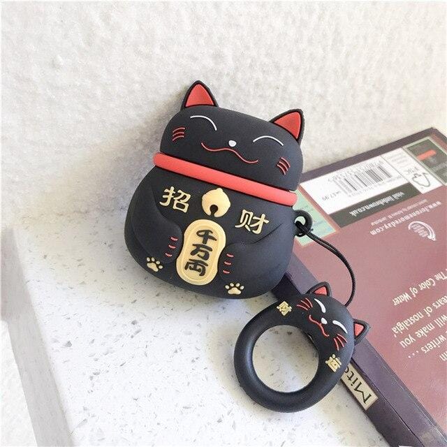 Lovely Lucky Cat Airpods Case - A-1 Thread Vault