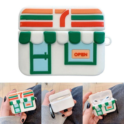 Cartoon Cute Convenience Store Airpods Pro Case - A-1 Thread Vault