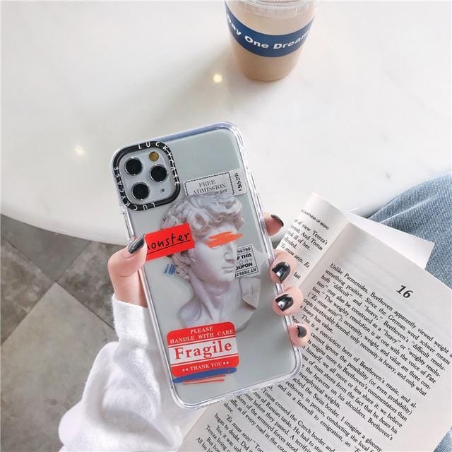 Luxury Art Letter Label iPhone Case - A-1 Thread Vault