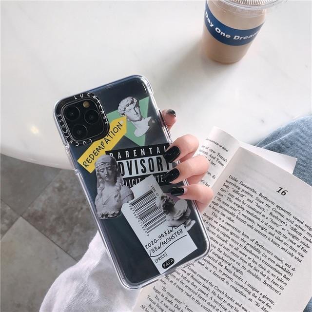 Luxury Art Letter Label iPhone Case - A-1 Thread Vault
