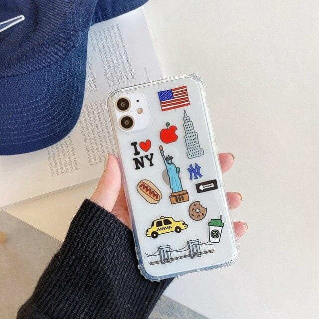 Cartoon City Symbol iPhone Case - A-1 Thread Vault