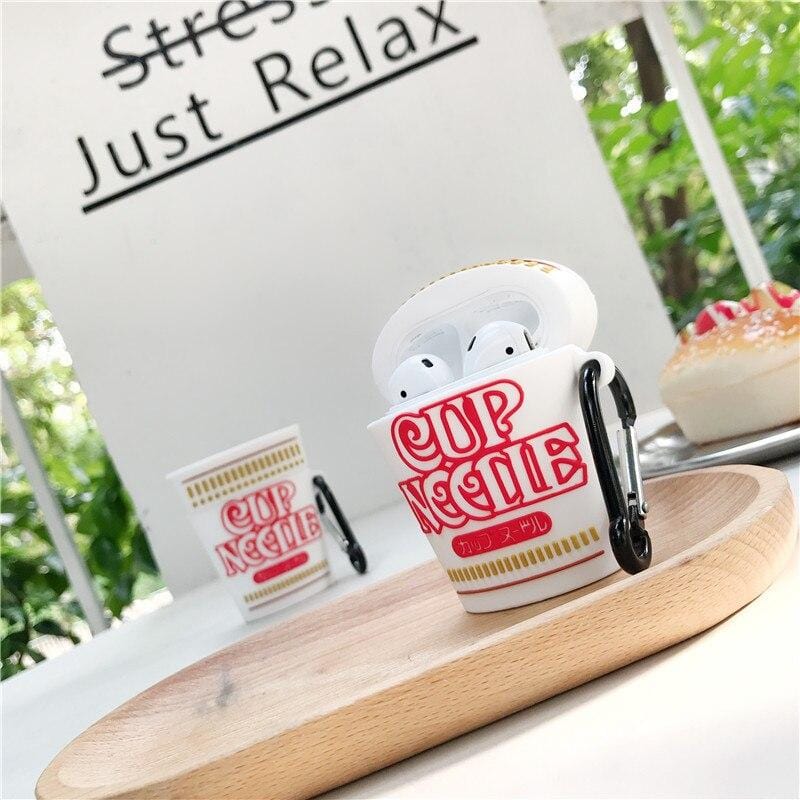3D Cup Instant Noodles Airpods Case - A-1 Thread Vault
