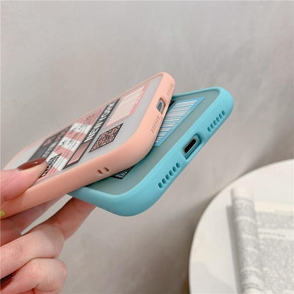 Shockproof Travel Label iPhone Case - A-1 Thread Vault