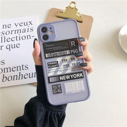 Shockproof Travel Label iPhone Case - A-1 Thread Vault