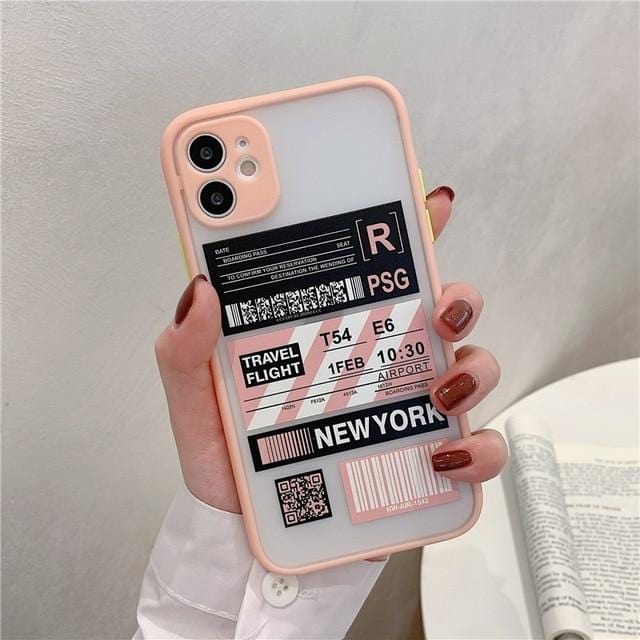 Shockproof Travel Label iPhone Case - A-1 Thread Vault