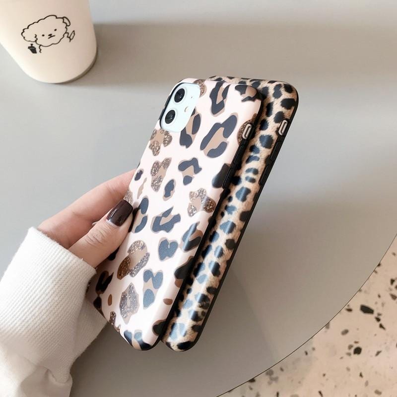 Leopard Print Lanyard iPhone Case - A-1 Thread Vault