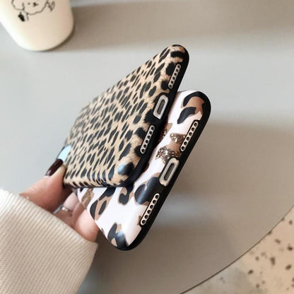 Leopard Print Lanyard iPhone Case - A-1 Thread Vault