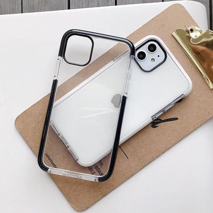 Solid Color Clear Shockproof iPhone Case - A-1 Thread Vault