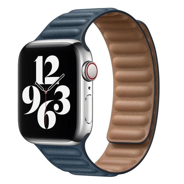 Leather Link Apple Watch Bands - A-1 Thread Vault